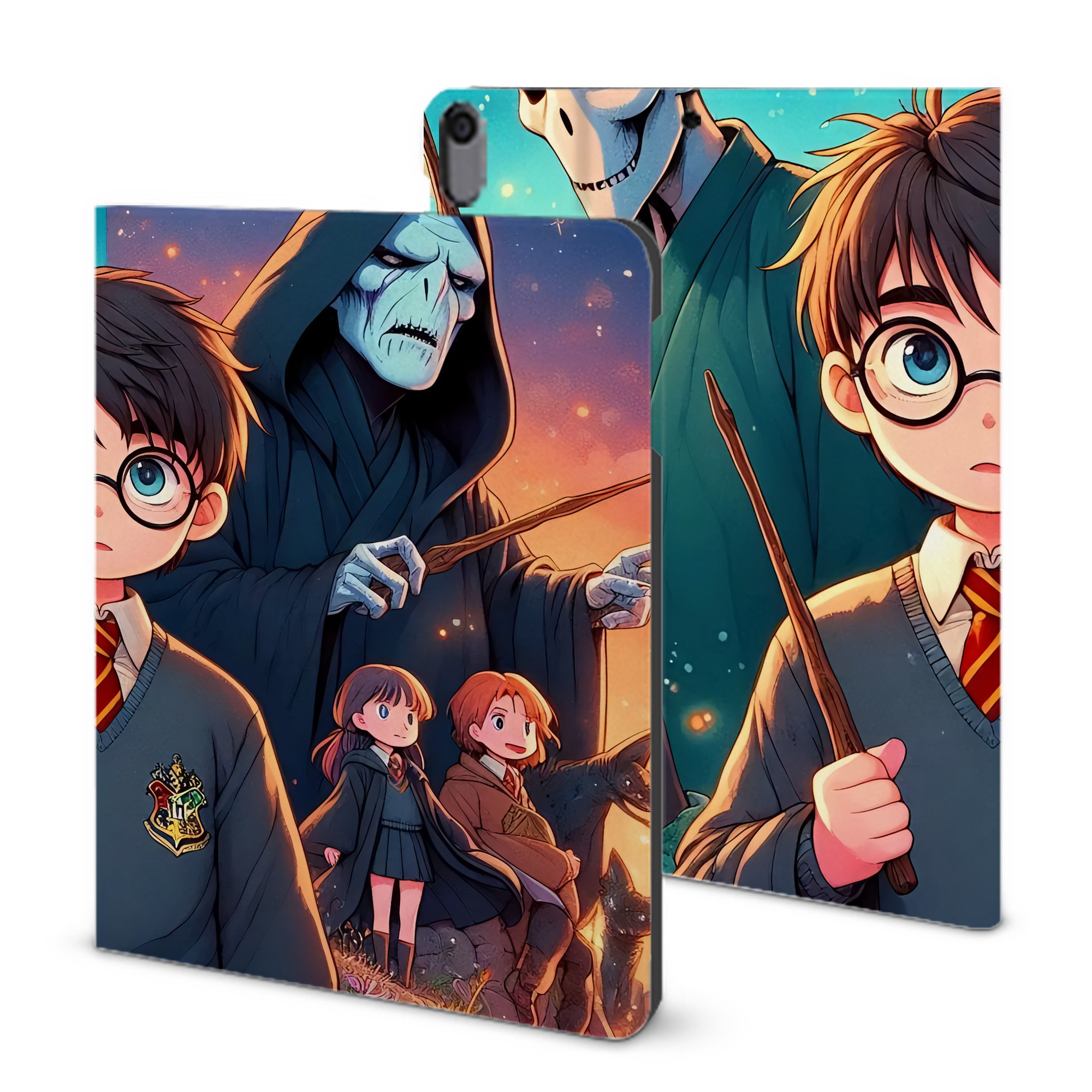 （画像用） Harry Potter ハリー・ポッターシリーズ IPad ケース ブック型 PUレザー TPU 耐衝撃 軽量 薄型 ペン収納なし 全面保護 IPad 各モデル対応